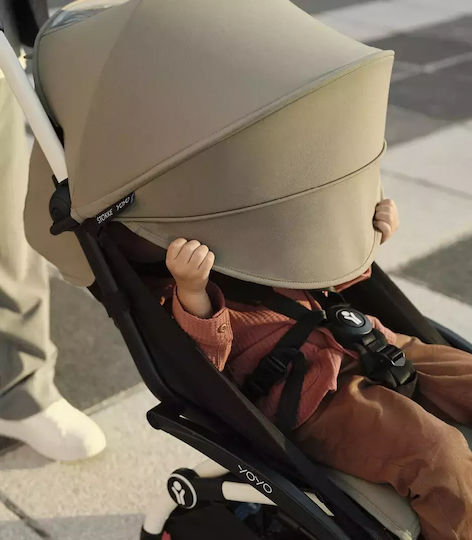 Stokke YOYO³ Baby Stroller Suitable from 6+ Months Frame Colour Black / pack Olive 6.2kg