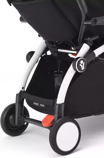 Stokke YOYO³ Καρότσι Μωρού Kατάλληλο από 6+ Mηνών Frame Colour White / pack Aqua 6.2kg