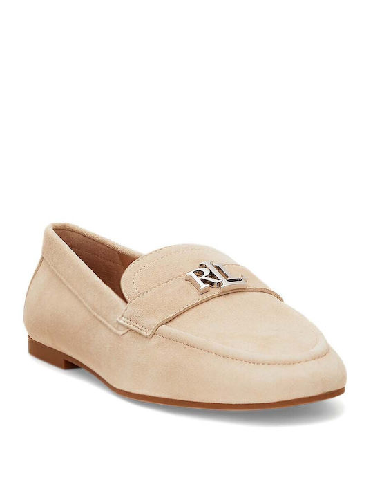 Ralph Lauren Women's Loafers in Beige Color