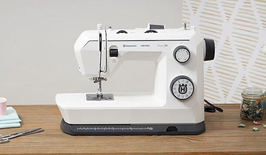 Husqvarna Οικιακή Ραπτομηχανή Huskylock S15 Λευκή
