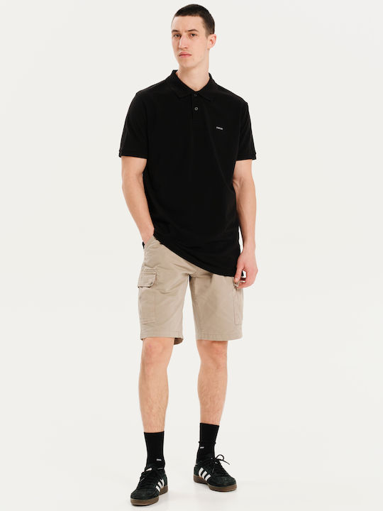 Polo T-Shirt Schwarz