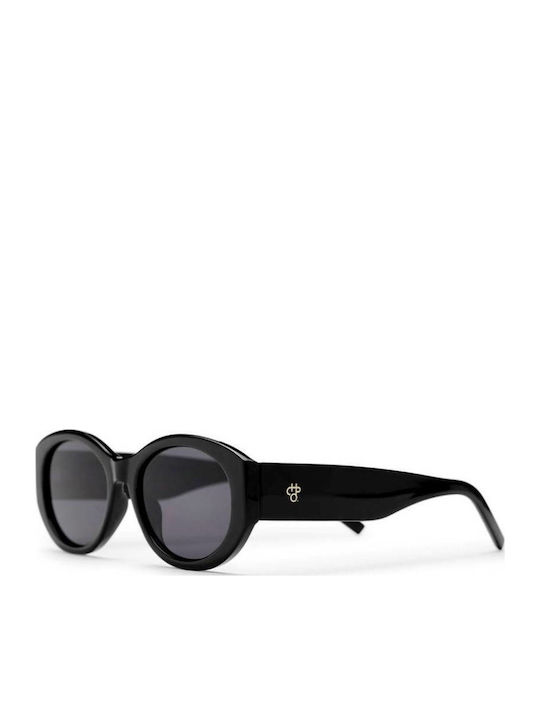 Chpo Women's Sunglasses with Black Plastic Frame and Gray Lens 16135AA
