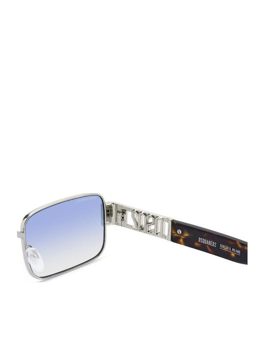 Dsquared2 Γυαλιά Ηλίου Ασημί με Mixed Σκελετό