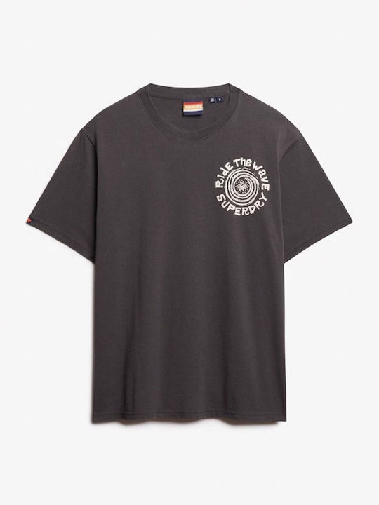Narrative T-shirt Anthracite, Bison Black