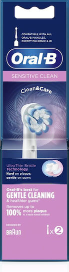 Oral-B Sensitive Clean Replacement Heads for 2 pcs