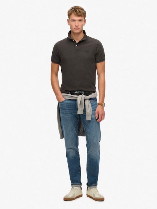 D2 Ovin Vint Polo T-Shirt Black