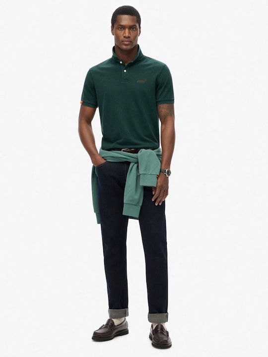 Destroy Polo Short Sleeve Blouse Enamel Green