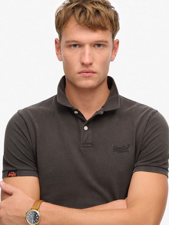 D2 Ovin Vint Polo T-Shirt Black