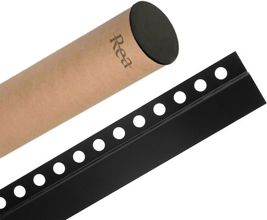 Duschablaufleiste vorne 130cm Schwarz
