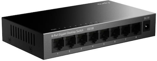 Cudy GS108 v4 Unverwaltet L2 Switch mit 8 Ports Gigabit (1Gbps) Ethernet