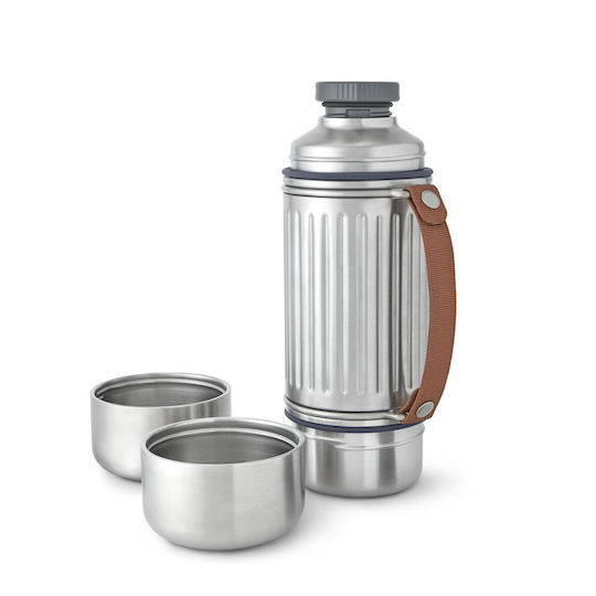 Black+Blum Μπουκάλι Θερμός Ανοξείδωτο 1lt Grey