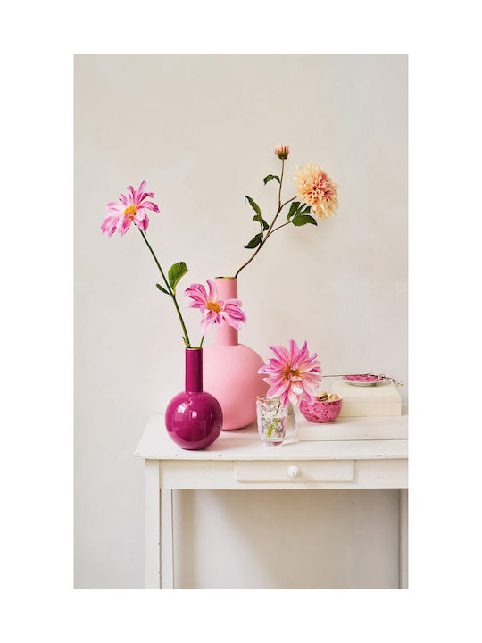 Pip Studio Metallvase Mattrosa 24,5 cm x 42 cm