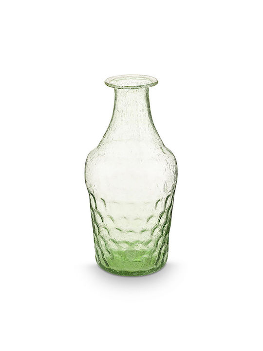 Set/3 Vaze Mici din Sticlă Verde Pip Studio 8cm X 13cm 7cm X 13cm 7cm X 16cm