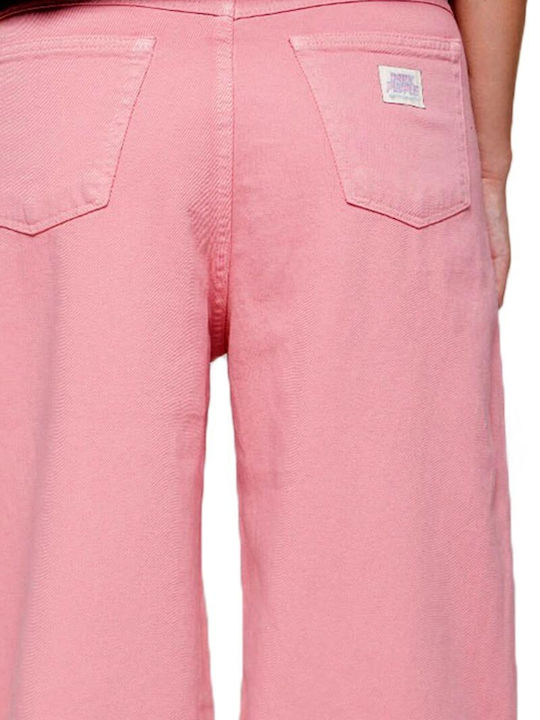 Γυναικείο Jean Παντελόνι σε Baggy Γραμμή Dark People Pink