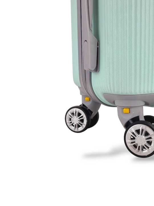 Playbags Cabin Travel Suitcase Hard Bay Leaf Mint with 4 Wheels Height 52cm ps1867-18