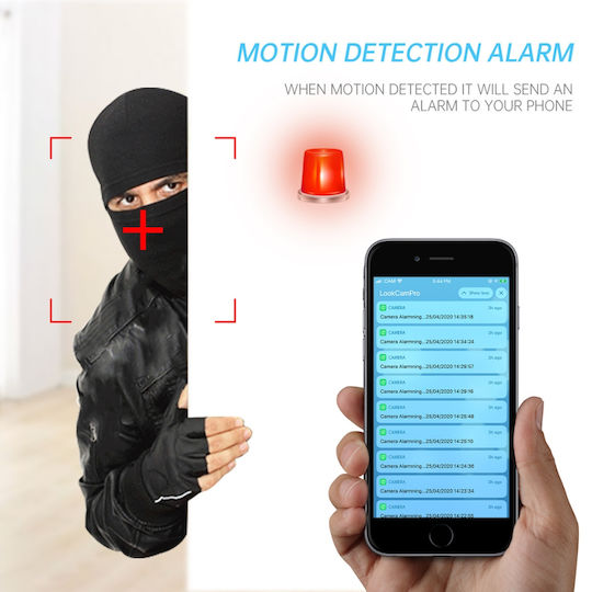 4k Hidden Spy Ip Camera In Desk Clock Wi-fi Motion Detection Night Vision App Control 4h Battery Life