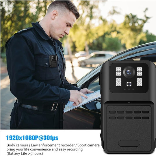 HD 1080p Body Camera Night Vision Loop Recording Police Recorder Daily Activities Cycling Couriers