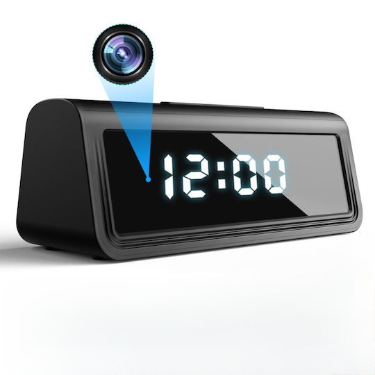 Cameră spion ascunsă 4K în ceas digital Wi-Fi viziune nocturnă senzor de mișcare iOS Android