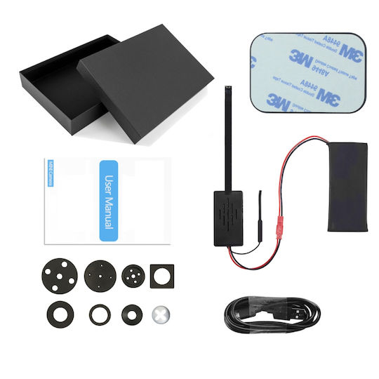 Hidden Nature Spy Camera Wifi Full Hd Motion Sensor App Notifications 2500mah Battery 4h Battery Life