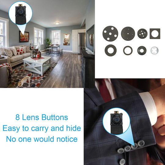 Hidden Nature Spy Camera Wifi Full Hd Motion Sensor App Notifications 2500mah Battery 4h Battery Life