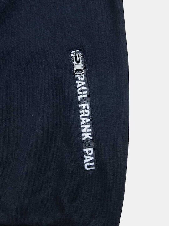 Kids Sweatshirt Cardigan With Pockets Navy Blue
