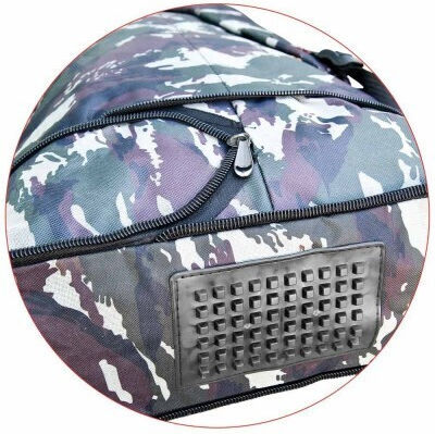 Rucsac de pescuit Baracuda B16, volum variabil 50-60 litri, camuflaj verde
