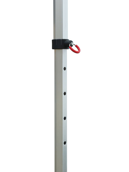 HomeMarkt Сгъваема киоска Градина CRESSEN Бял 3x3м