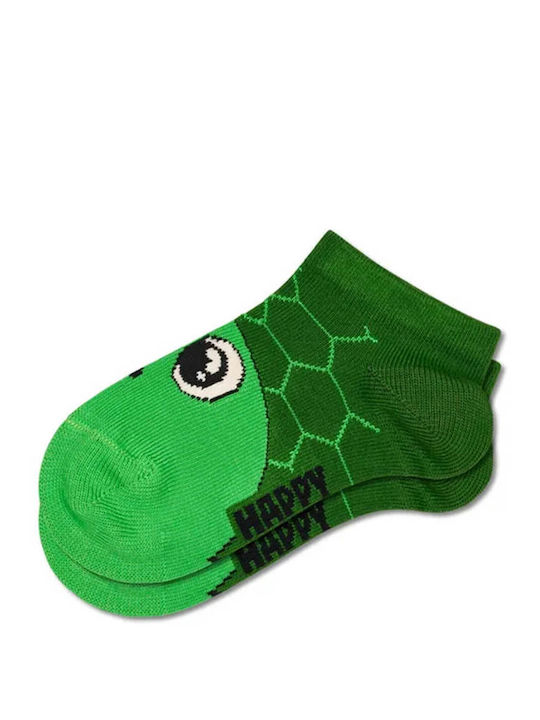 Happy Socks Παιδικά Σοσόνια Kids Green 2 Ζευγάρια