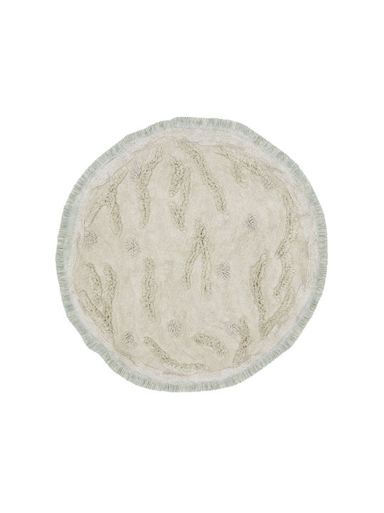 Lorena Canals Covor Pentru Copii Handmade Bej 120x120cm