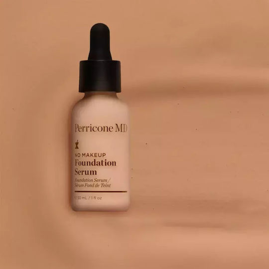 Лека фон дьо тен основа, осигуряваща естествен вид Perricone Md No Makeup Foundation Serum, нюанс Nude, обем 30 мл