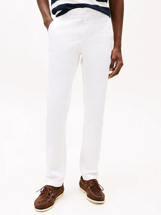 Bleecker 1985 Hose Chino Elastisch in Schlanker Passform White