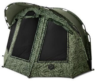 Delphin C3 LUX Bivouac ClimaControl C2G Cort De Camping Pentru Pescuit Tunel Verde Pentru 3 Persoane 300x320x175cm