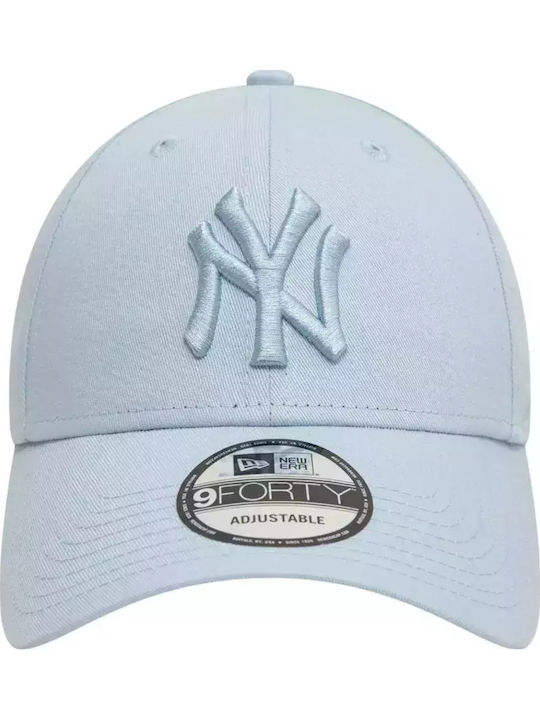 New Era New York Yankees League Essential Pastel Blue 9forty Adjustable Cap 60595154 One Size Light Blue Light Blue