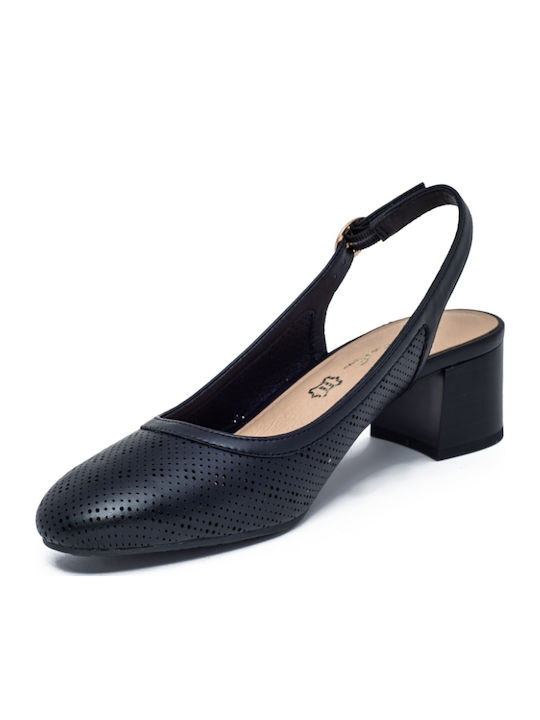 Pumps mit Riemchen Schwarz