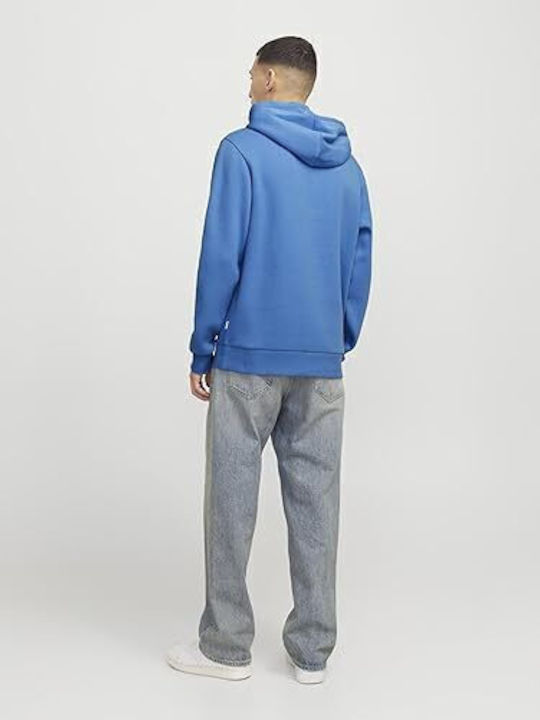 Суитшърт с Качулка Light Blue