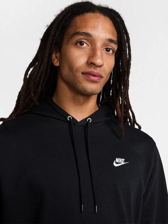Club Sweatshirt mit Kapuze Black