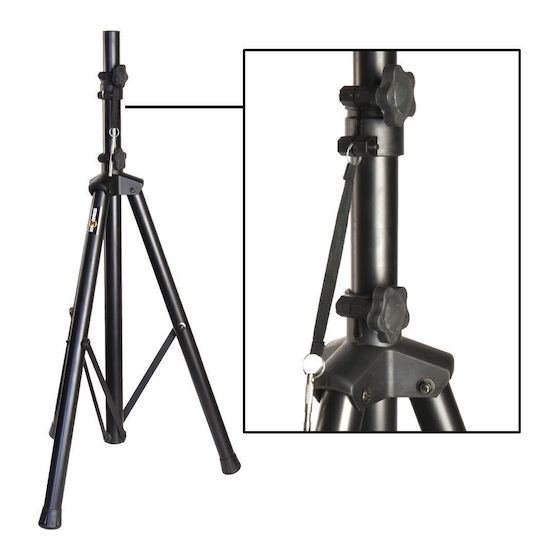 Stand4me Box3 Mkii Lighting Speaker Stand Up To 30 Kg 1x Speaker Stand 1x Tripod Speaker Base 1.92 Max Load Capacity 30kg