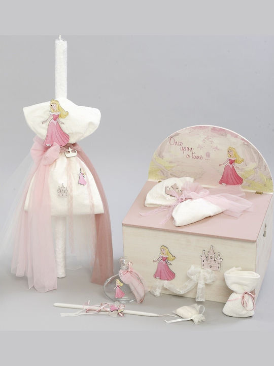 Carousel Baptism Set with Princess Theme 6 Pieces Pk-385