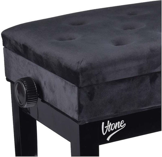 V-tone Bench 2 Wl Stool Piano Adjustable L55xW55xH45-55cm