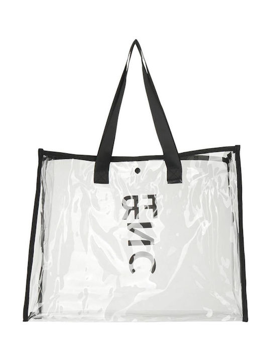 Women's Shopper Bag White/Brown