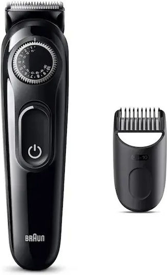 Braun Επαναφορτιζόμενη Κουρευτική Μηχανή Μαύρη BT3400