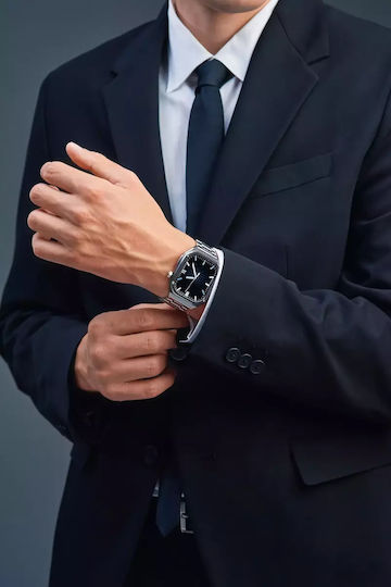 MaxCom FW65 Iron S 55mm Smartwatch με Παλμογράφο (Ασημί)