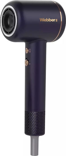 Webber Naturals Πιστολάκι Μαλλιών Turbo με Φυσούνα 1600W
