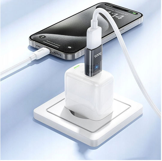 Hoco Μετατροπέας USB-C male σε USB-A male 1τμχ 302499