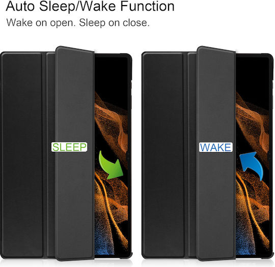 Revomag Flip Cover Blacη (Samsung Galaxy Tab S10 Ultra, Tab S9 Ultra)