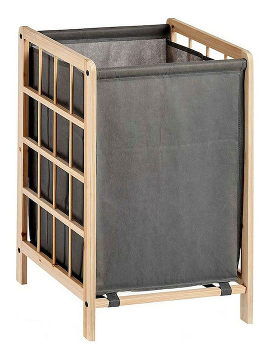 BigBuy Καλάθι Απλύτων Υφασμάτινο 33x60x39.5cm Γκρι