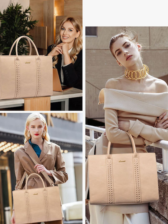 Γυναικεία Τσάντα Shopper Ώμου Μπεζ