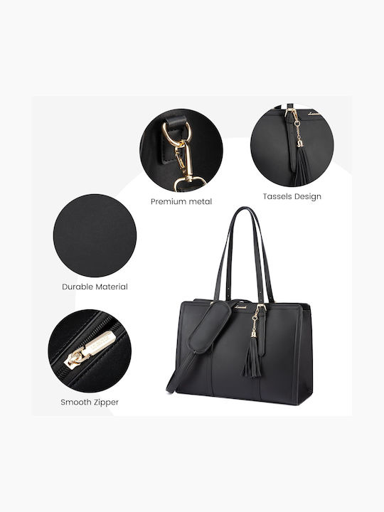 Set Women's Bag Shopper Shoulder Black