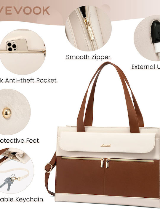 Set Women's Bag Shopper Shoulder Brown