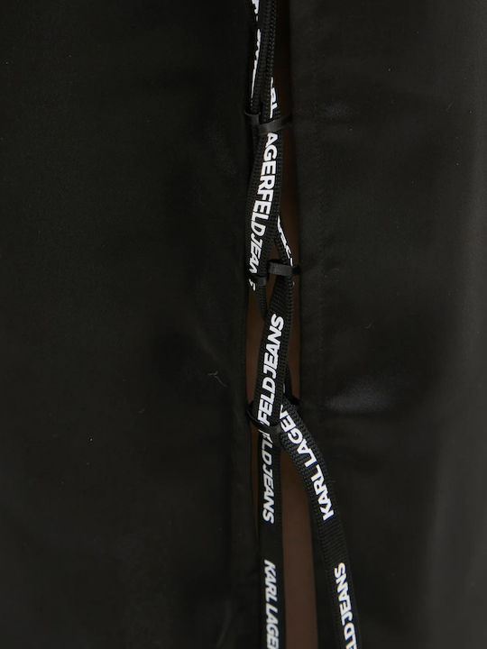 Σατέν Maxi Φούστα Black